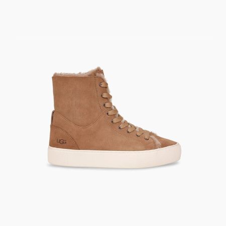 UGG Beven Khaki Sneakers for Women (OXYH98630)